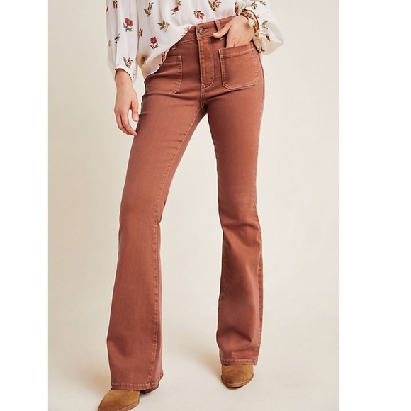 high rise skinny bootcut jeans